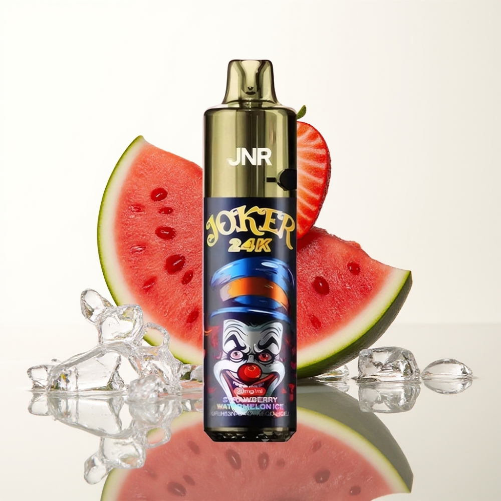 JNR Joker 24K Puffs Refillable 800mAh Aardbei Watermeloen Ijs Wegwerp Vape