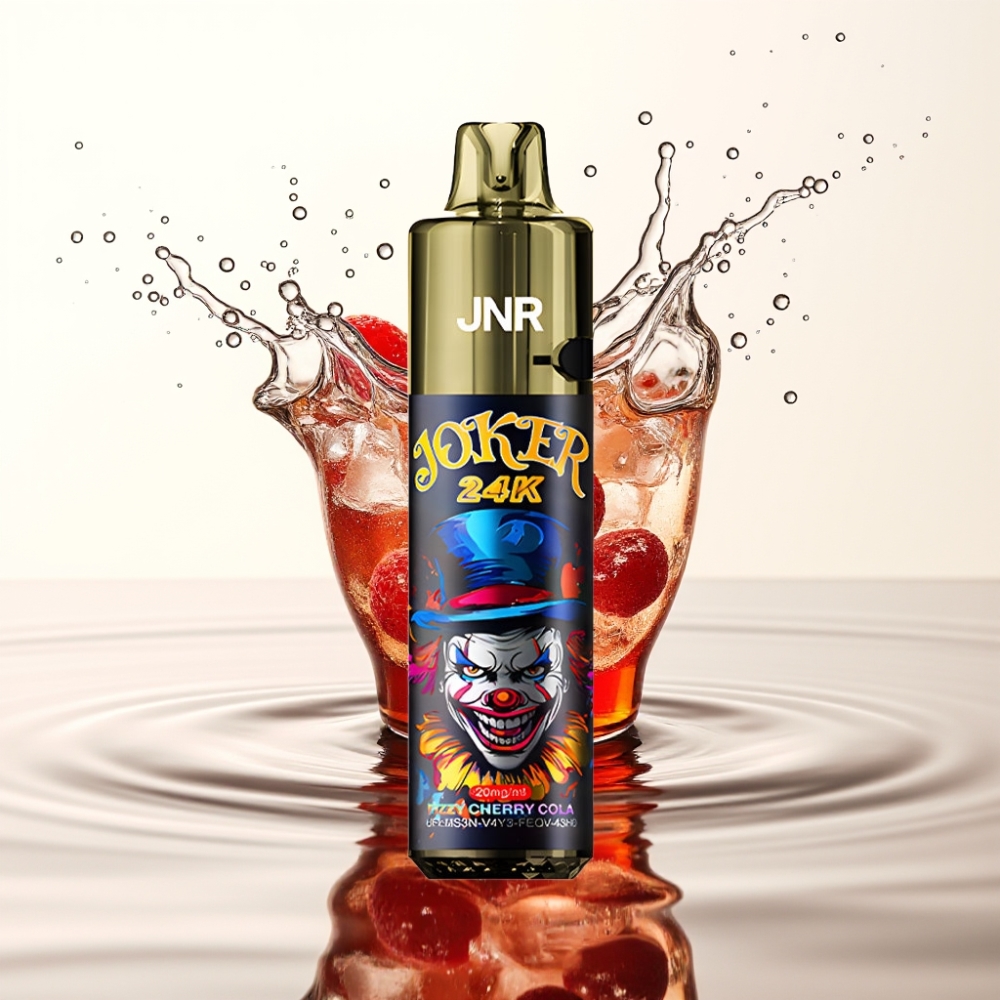 JNR Joker 24K Puffs Refillable Wegwerp Vape 800mAh Type-C Kers Cola
