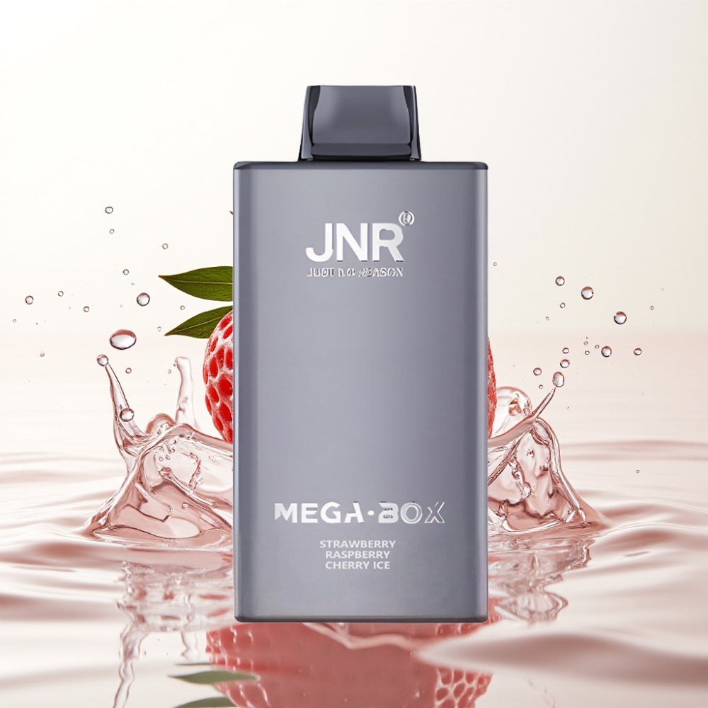 JNR Mega Box 25000 Puffs 30ml 850mAh Dual Mesh Aardbei Framboos Kers IJs