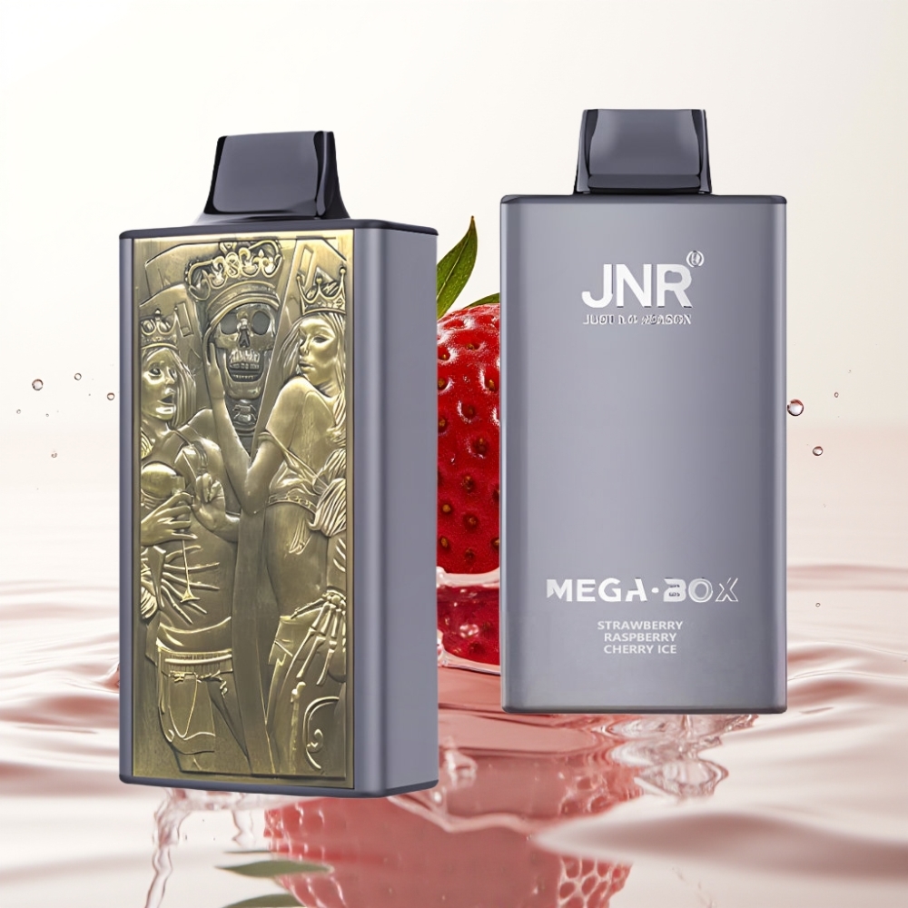 JNR Mega Box 25000 Puffs 30ml 850mAh Dual Mesh Aardbei Framboos Kers IJs