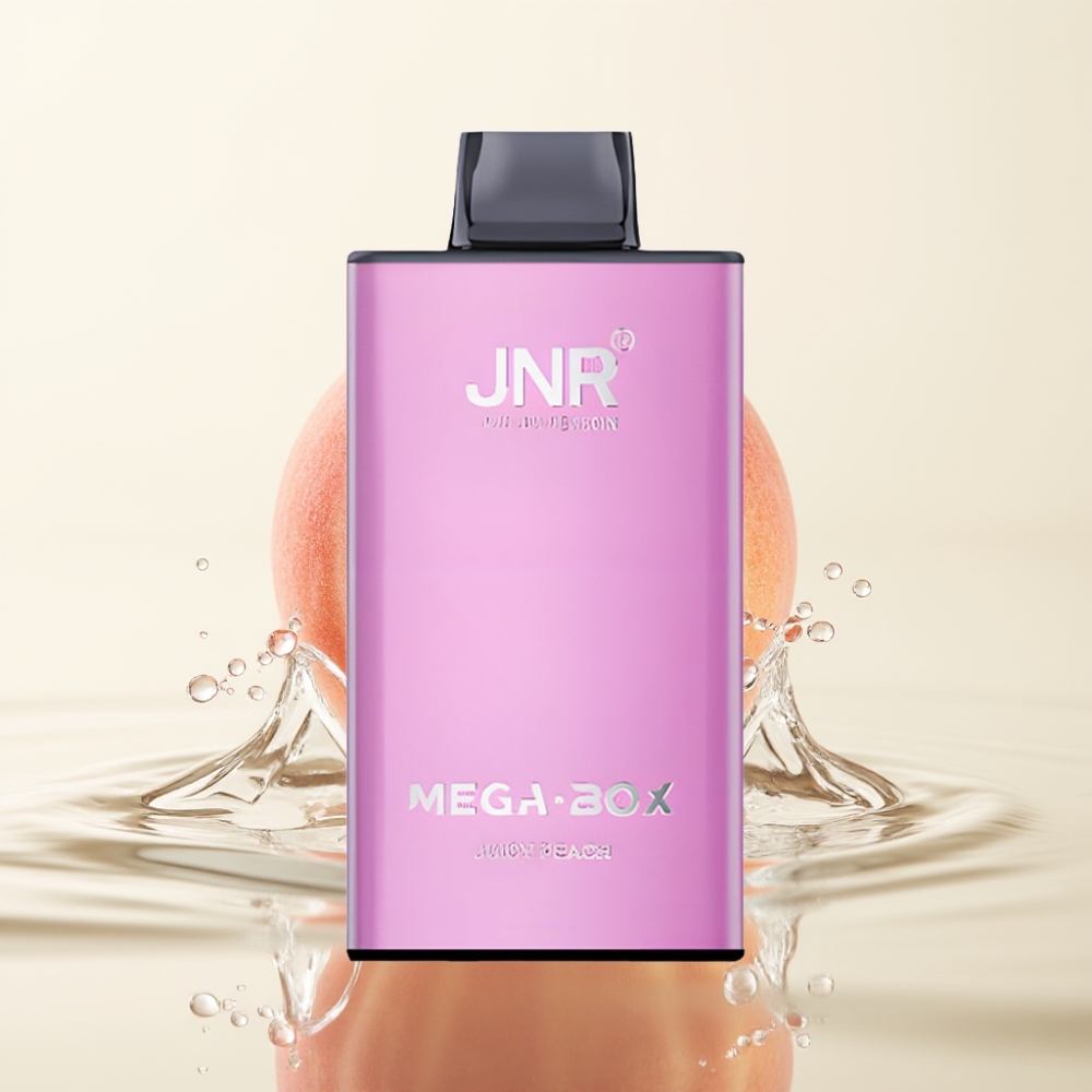 JNR Mega Box 25000 Puffs 30ml 850mAh Type-C Dual Mesh Sappige Perzik