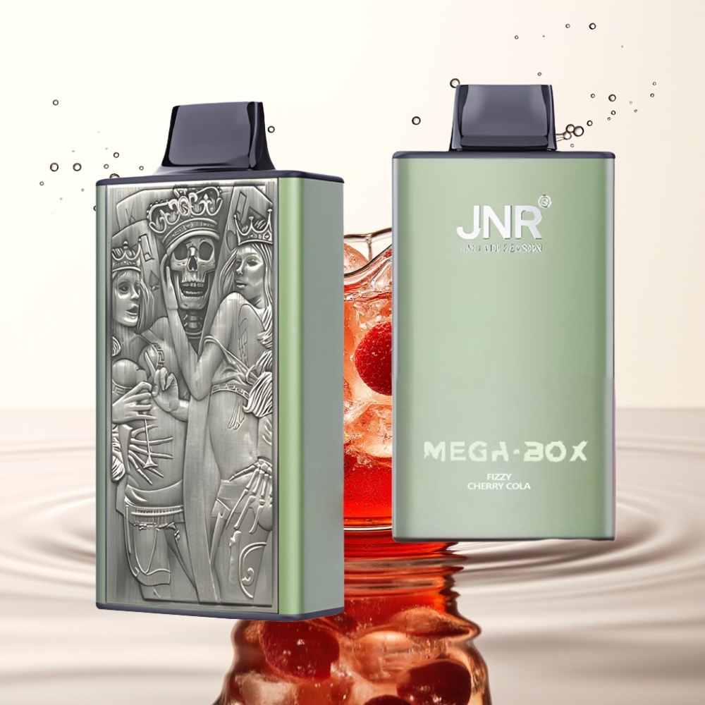 JNR Mega Box 25000 Puffs Wegwerp Vape 30ml Dual Mesh Fizzy Kers Cola