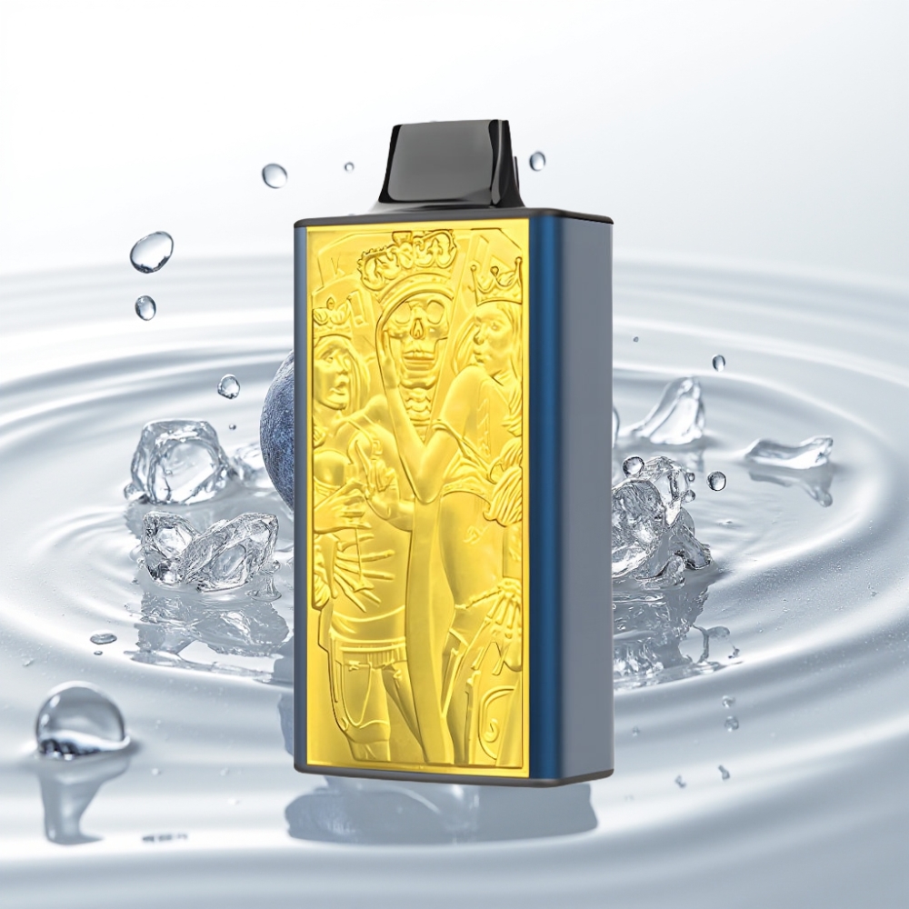 JNR Mega Box 25000 Puffs Wegwerp Vape Blauwe Bes IJs – 30ml, Dual Mesh Coil, Type-C