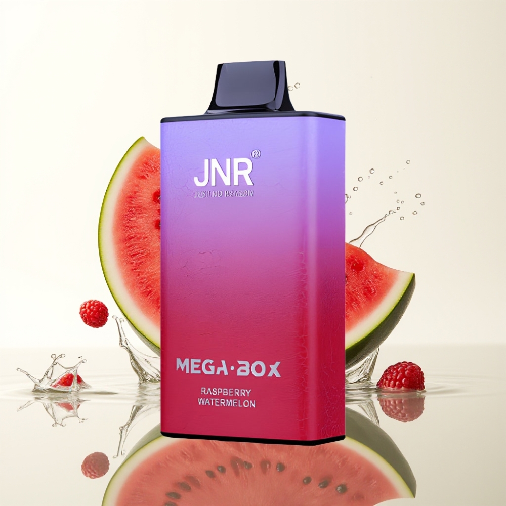 JNR Mega Box 25000 Puffs Wegwerp Vape Framboos Watermeloen 30ml 850mAh Dual Mesh