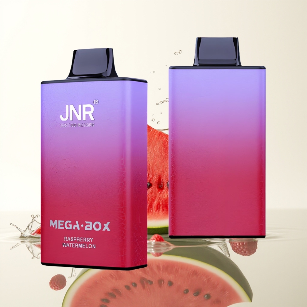 JNR Mega Box 25000 Puffs Wegwerp Vape Framboos Watermeloen 30ml 850mAh Dual Mesh