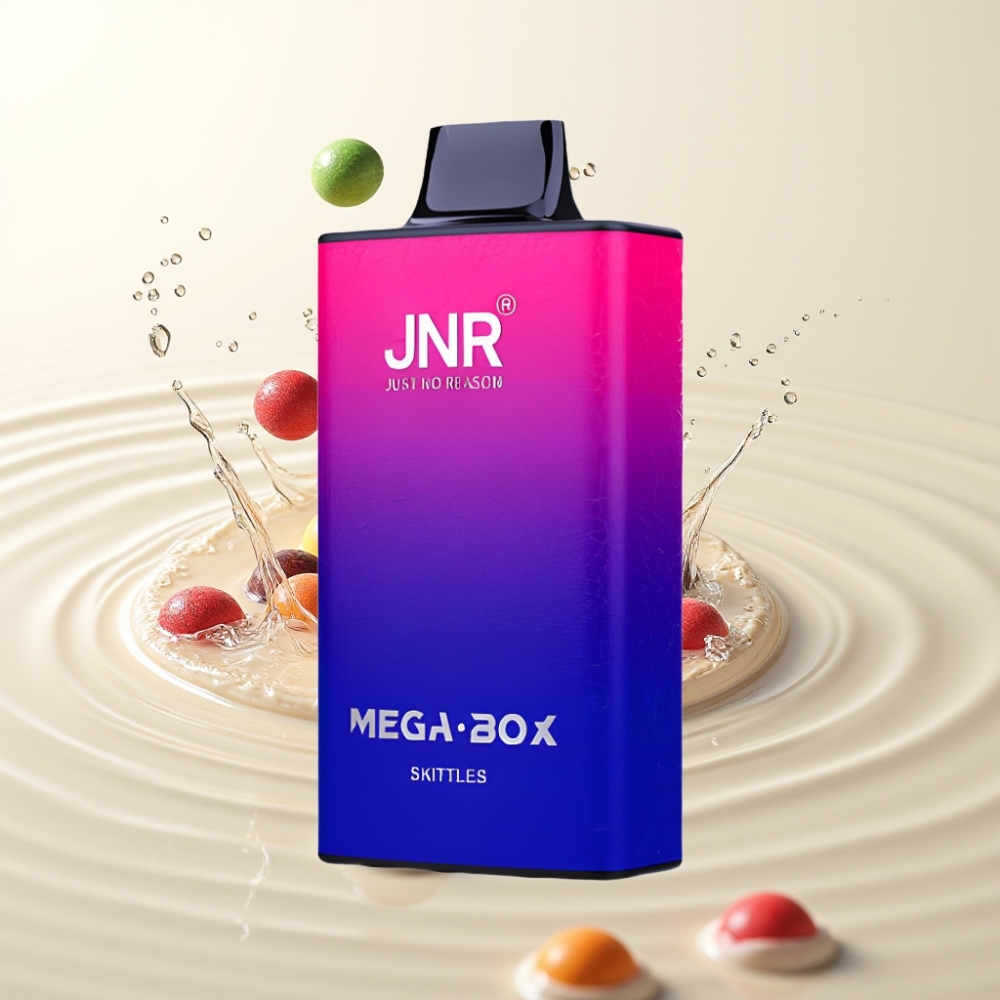 JNR Mega Box 25000 Puffs Wegwerp Vape Skittles 30ml Dual Mesh Type-C