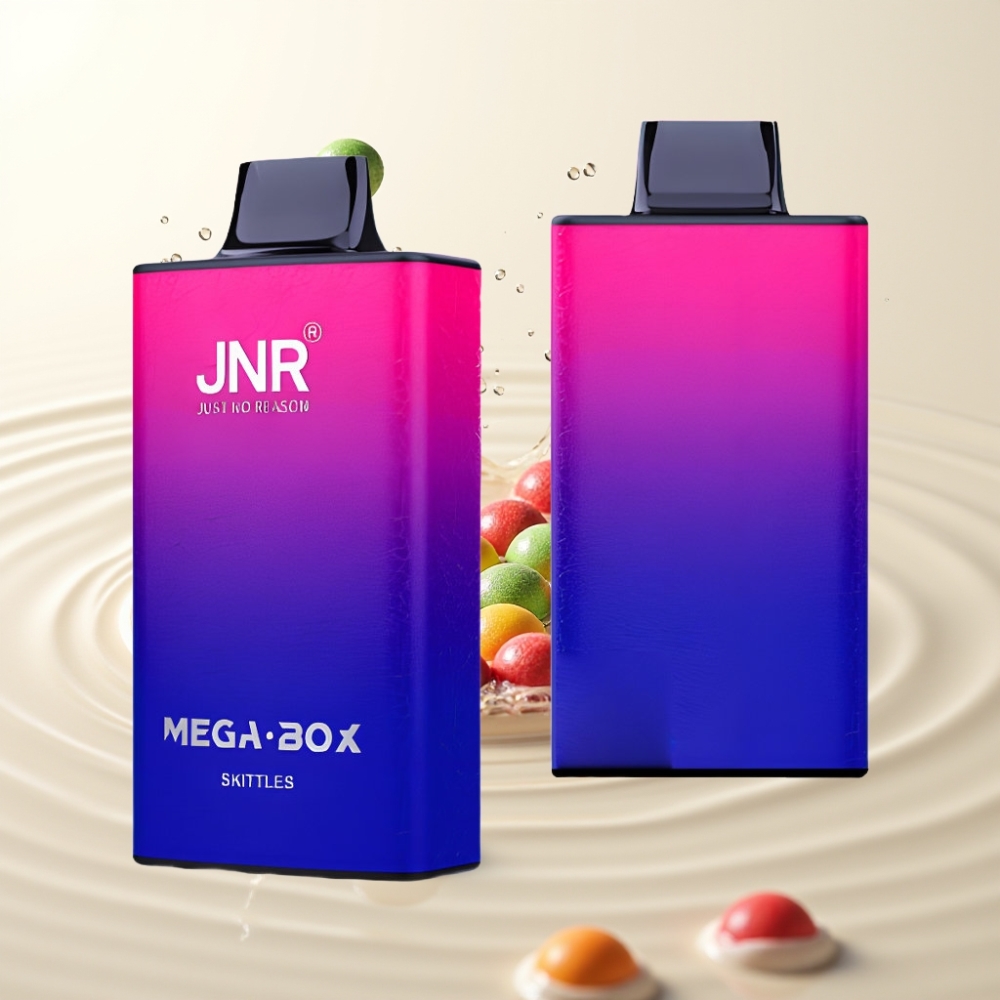 JNR Mega Box 25000 Puffs Wegwerp Vape Skittles 30ml Dual Mesh Type-C