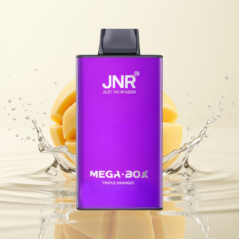 JNR Mega Box 25000 Puffs Wegwerp Vape Triple Mango 30ml 850mAh Dual Mesh