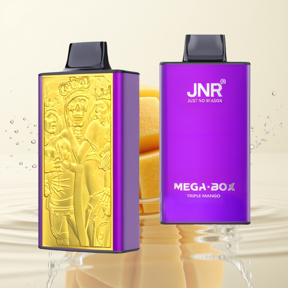 JNR Mega Box 25000 Puffs Wegwerp Vape Triple Mango 30ml 850mAh Dual Mesh