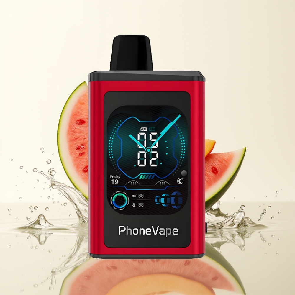 JNR PhoneVape 30000 puffs Wegwerp Vape Peach Mango Watermelon 850mAh Turbo Mode App Controlled