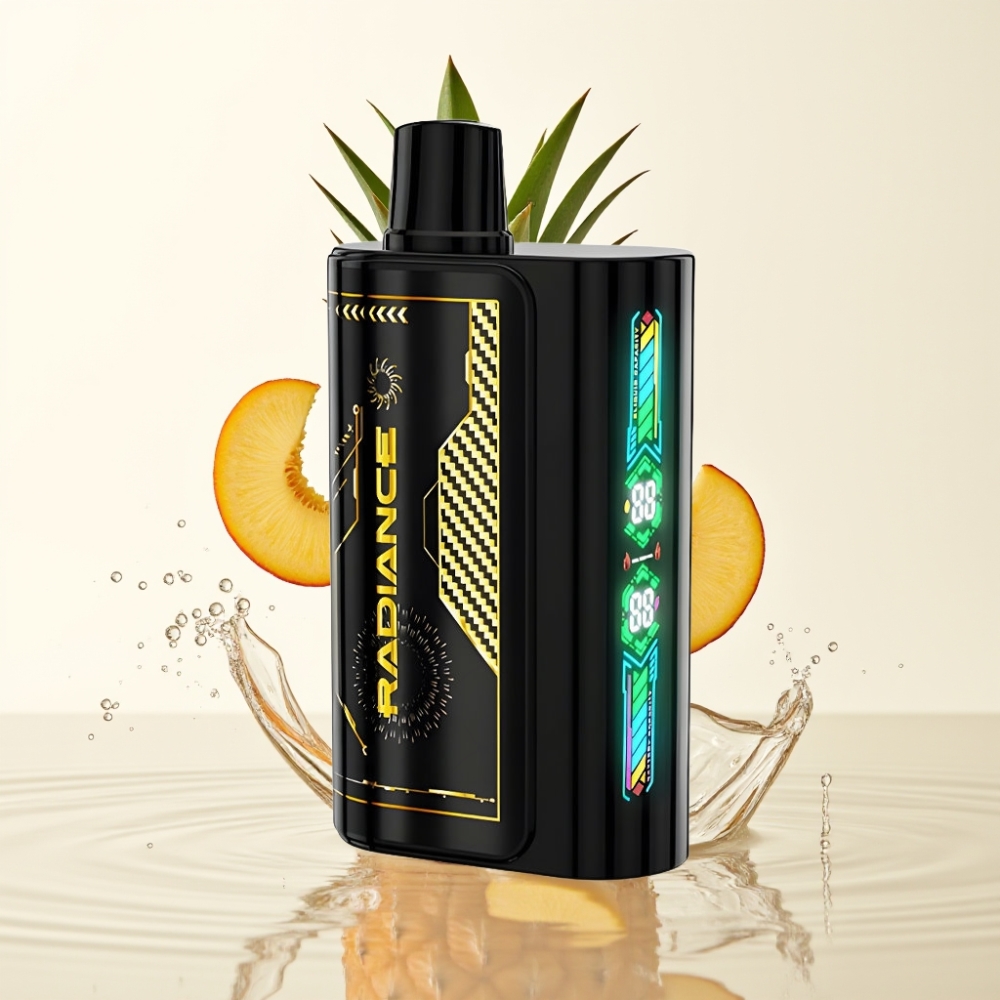 JNR Radiance 31000 Puffs 28ml Dual Mesh Peach Mango Ananas Wegwerp Vape