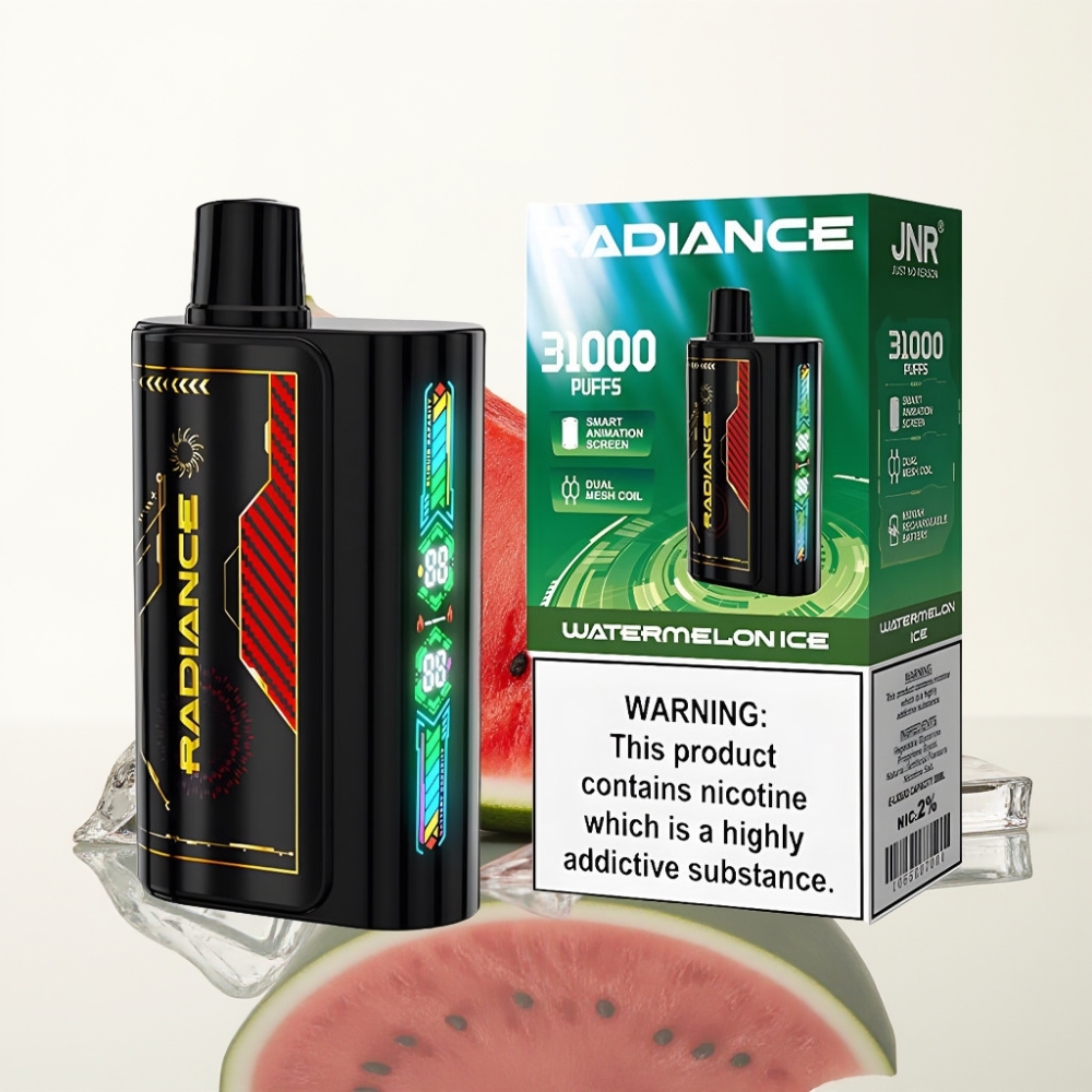 JNR Radiance 31000 Puffs Smart Screen Dual Mesh WATERMELON IJS