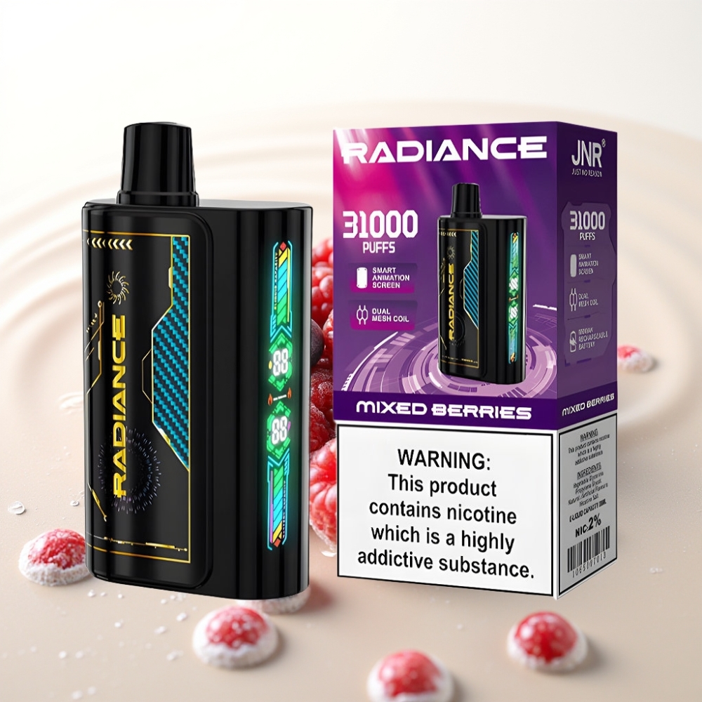 JNR Radiance 31000 Puffs Wegwerp Vape 28ml Dual Mesh MIXED BERRIES