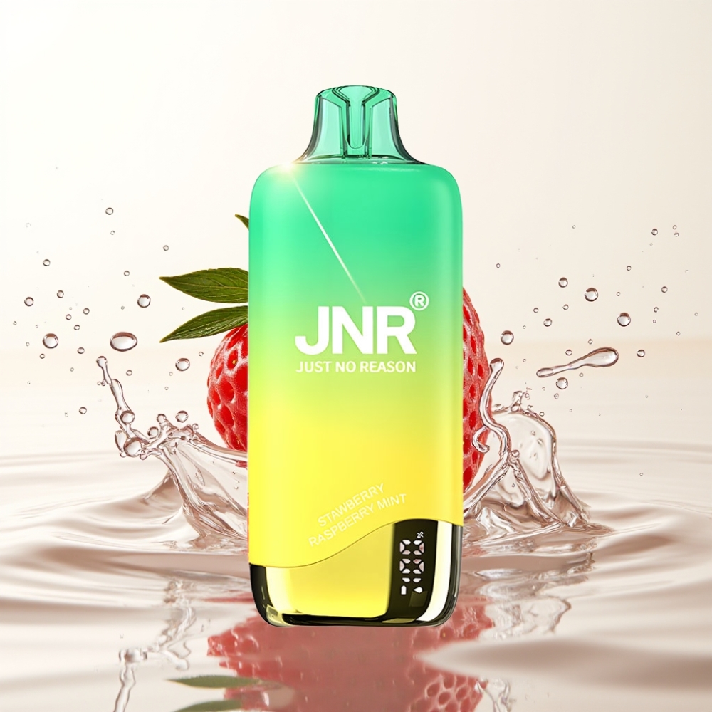 JNR Rainbow 10500 Puffs Wegwerp Vape Aardbei Framboos Munt 18ml 5%