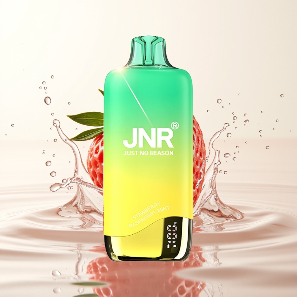 JNR Rainbow 10500 Puffs Wegwerp Vape Aardbei Perzikmunt 18ml 600mAh USB-C