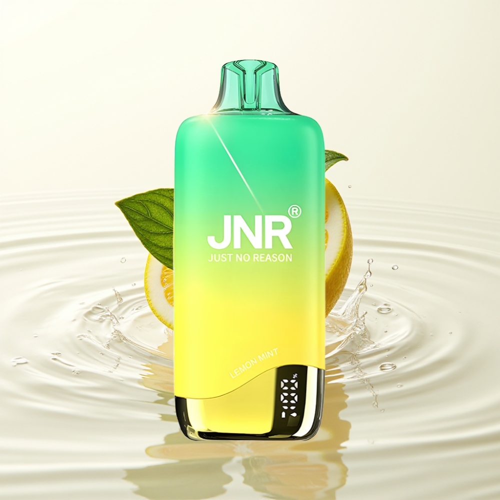 JNR Rainbow 10500 Puffs Wegwerp Vape Citroen Munt 0.8ohm Mesh 18ml