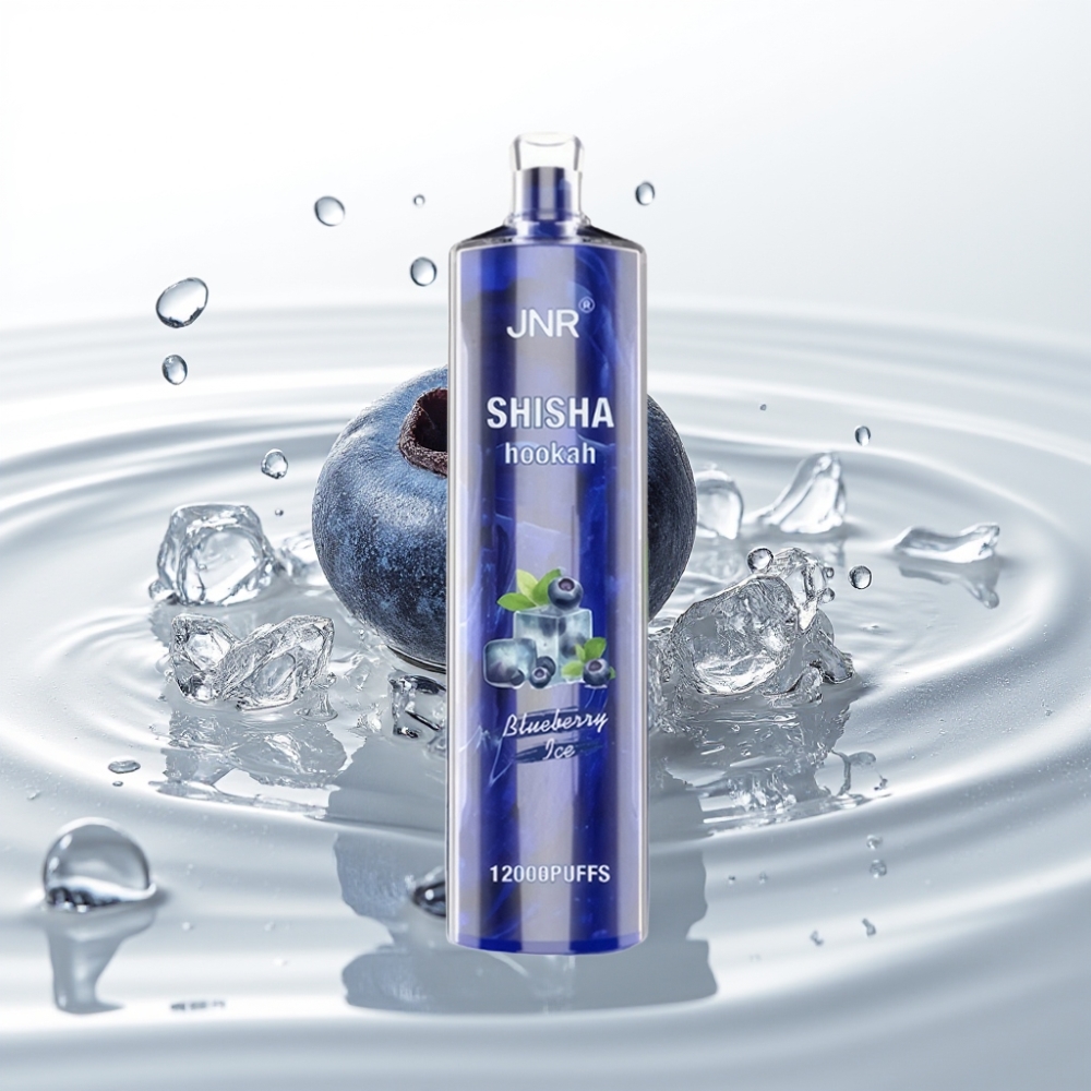 JNR Shisha Hookah 12000 Puffs 24ml 750mAh Blueberry Ice
