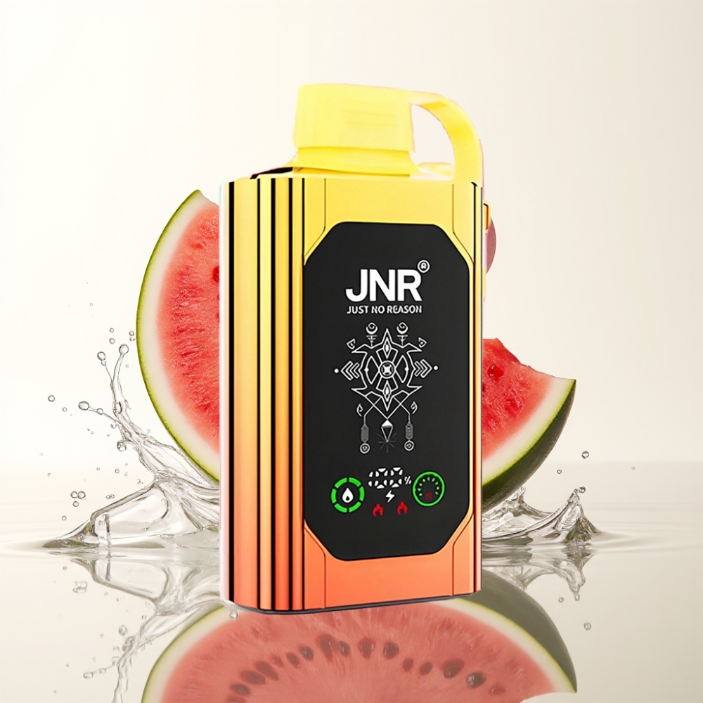 JNR Shisha Hookah Box 20500 Puffs HD Display 1000mAh Type-C Watermeloen Aardbei Bubblegum