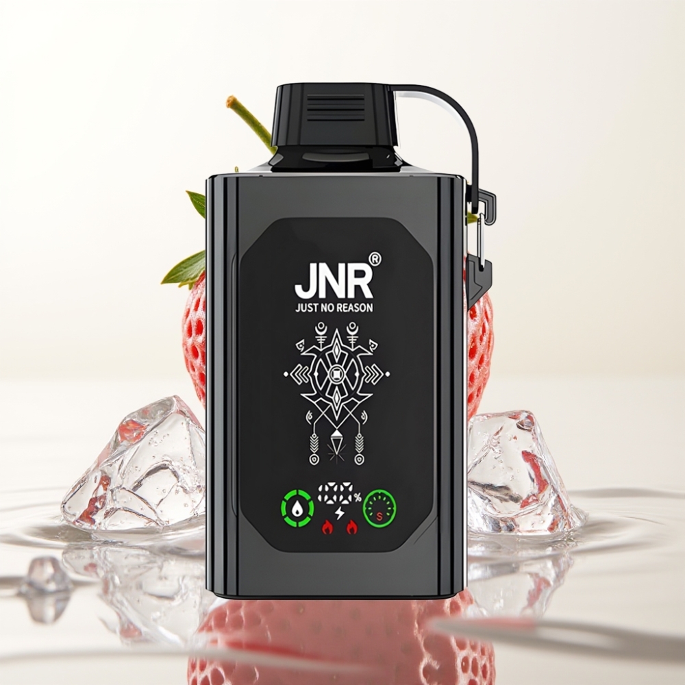 JNR Shisha Hookah Box 20500 Puffs HD Display 25ml Aardbei Ijs Type-C Quick Charge