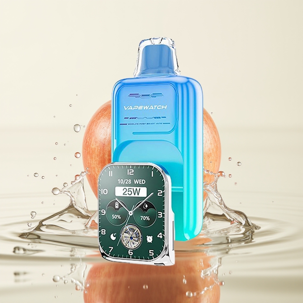 JNR VapeWatch 30000 Puffs 1000mAh Type-C Sour Apple Ice