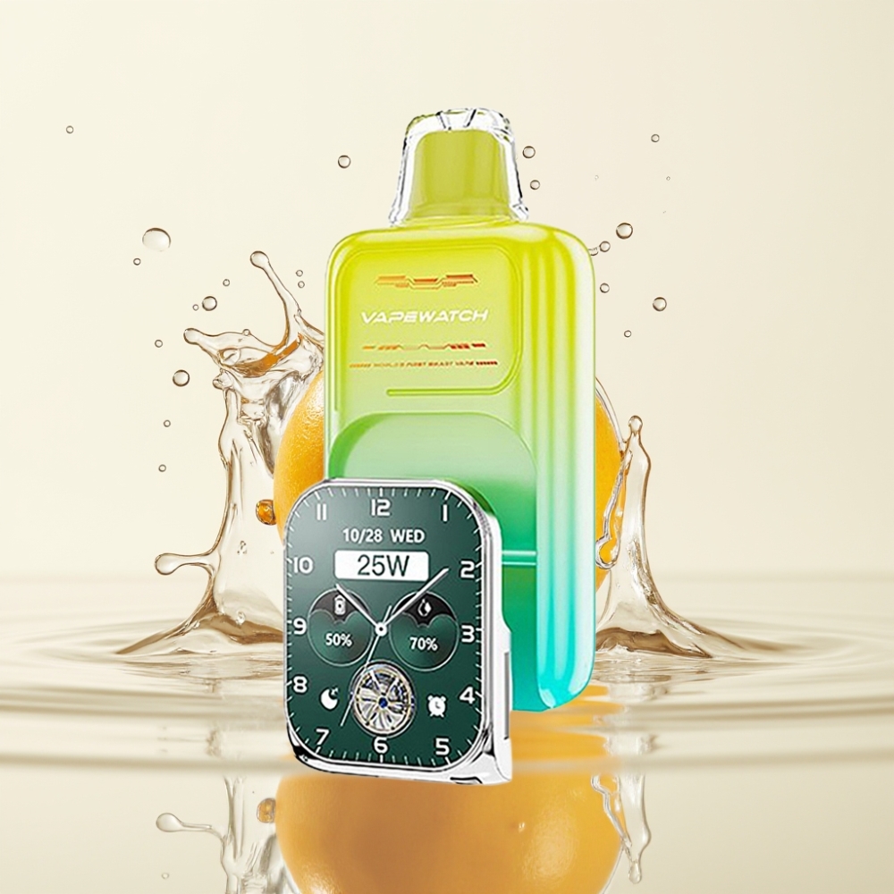 JNR VapeWatch 30000 Puffs 19mL 5% Dual Mesh Coil Oranje Mango