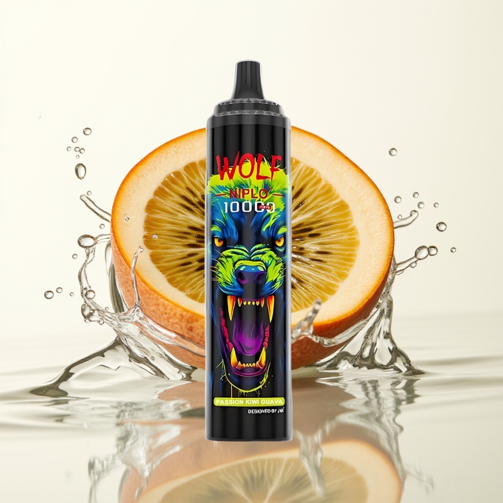 JNR Wolf Niplo 10000 Puffs 20ml Passie Kiwi Guava Mesh 1.0 Ohm Type-C