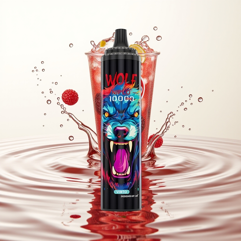 JNR Wolf Niplo 10000 Puffs 20ml Vimto 0%/2%/5% Type-C Mesh 1.0 Ohm