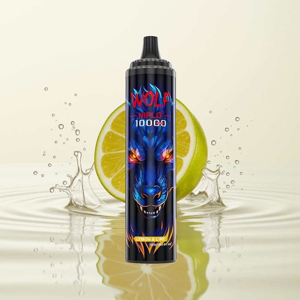 JNR Wolf Niplo 10000 Puffs Disposable 20ml Lemon & Lime 650mAh Type-C