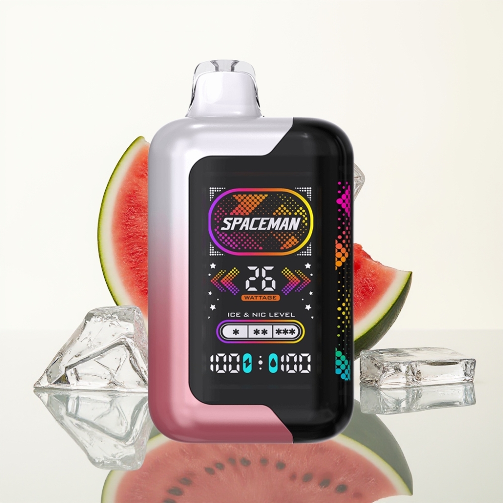 SMOK SPACEMAN SP40000 0% Nicotine 20ml Watermeloen IJs 1000mAh LED Scherm