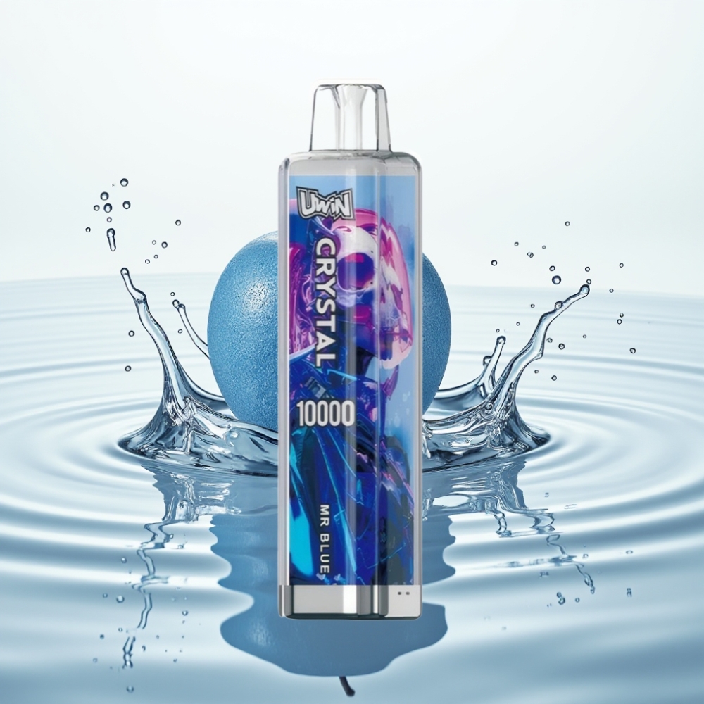 UWIN Crystal 10000 Puffs 18ml 5% RGB Mr Blauw
