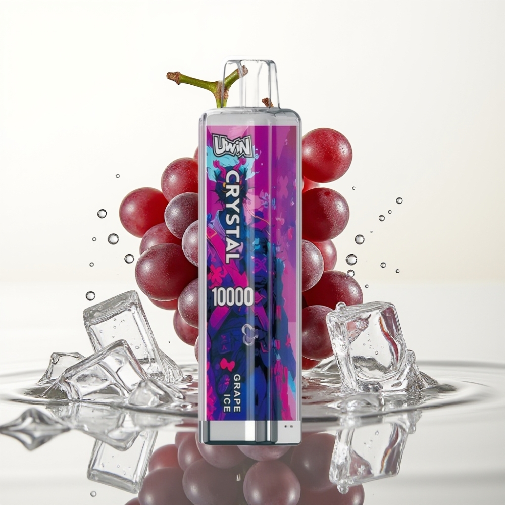 UWIN Crystal 10000 Puffs 18ml Grape IJs RGB Mesh Coil Type-C