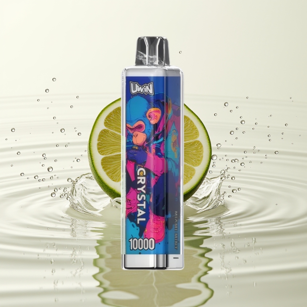 UWIN Crystal 10000 Puffs 18ml Miami Munt RGB Type-C