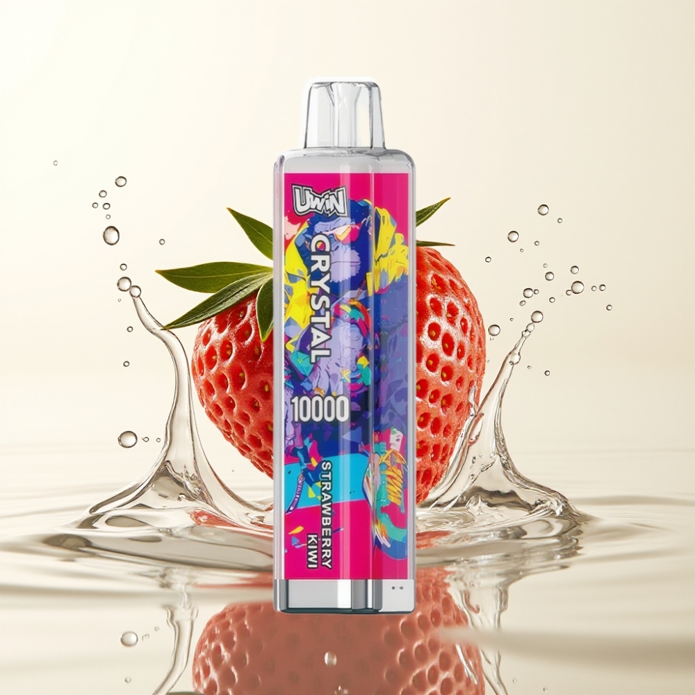 UWIN Crystal 10000 Puffs 18ml RGB Aardbei Kiwi Wegwerp Vape