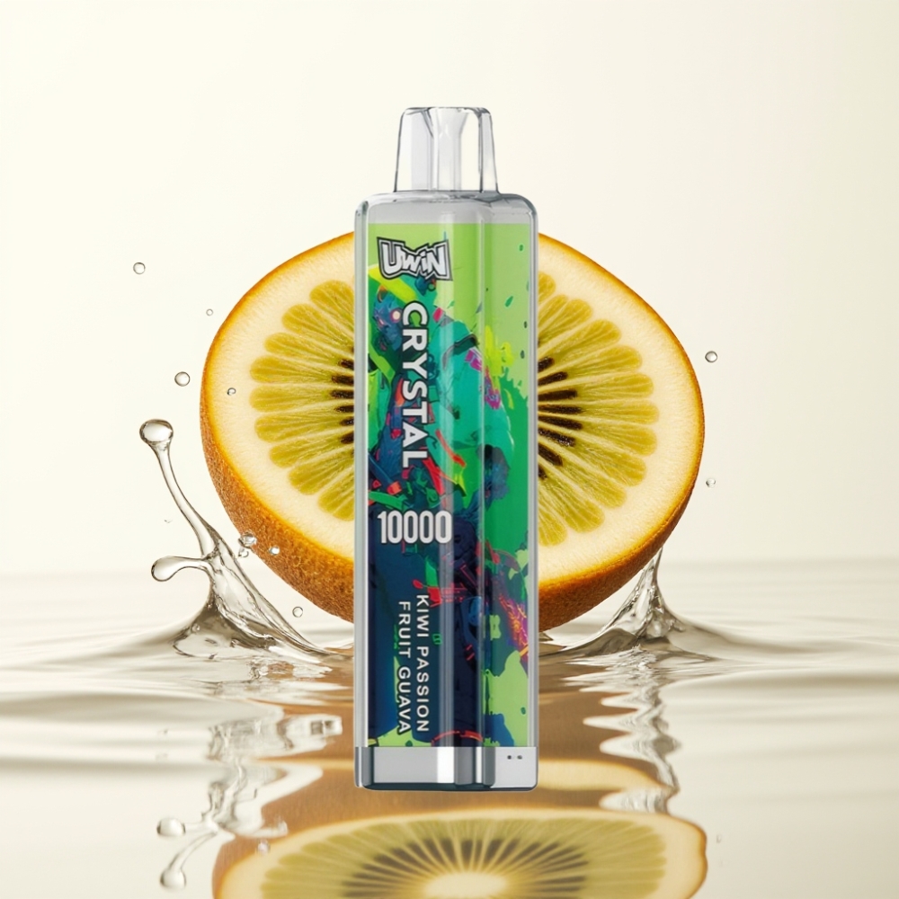 UWIN Crystal 10000 Puffs 18ml RGB Kiwi Passievrucht Guave