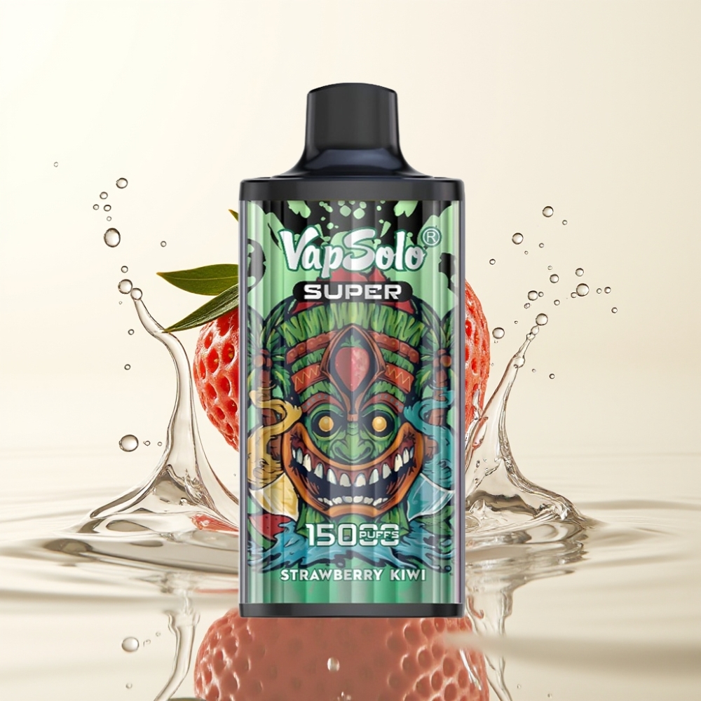 Vapsolo Super 15000 Puffs 40ml Aardbei Kiwi 850mAh Type-C