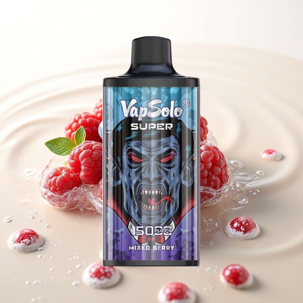 Vapsolo Super 15000 Puffs 40ml Mixed Bessen Wegwerp Vape Type-C 850mAh