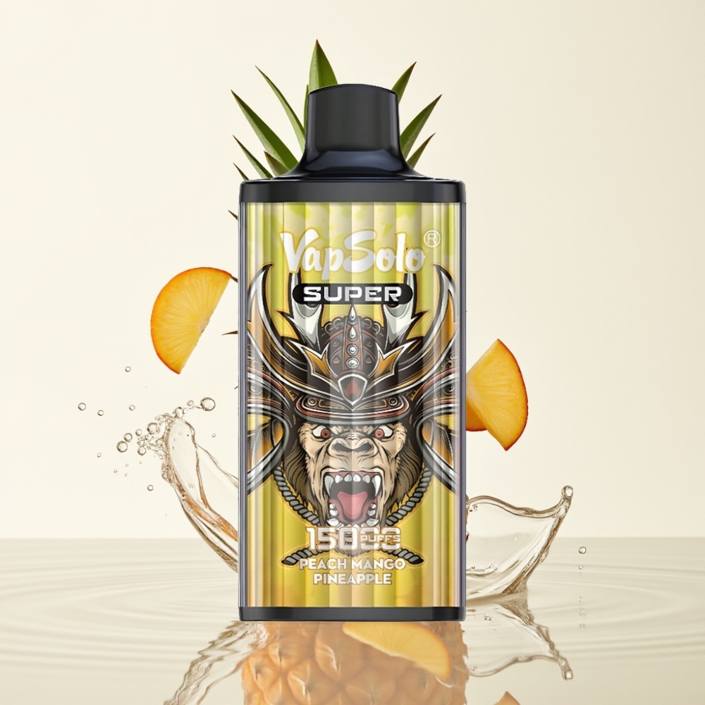 Vapsolo Super 15000 Puffs 40ml Perzik Mango Ananas 850mAh Type-C