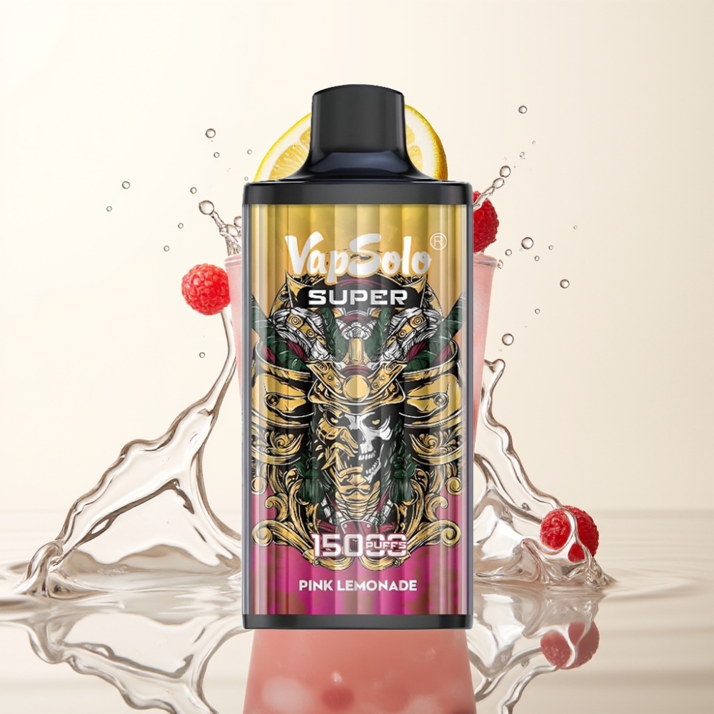 Vapsolo Super 15000 Puffs 40ml Super Roze Limonade 850mah Type-C