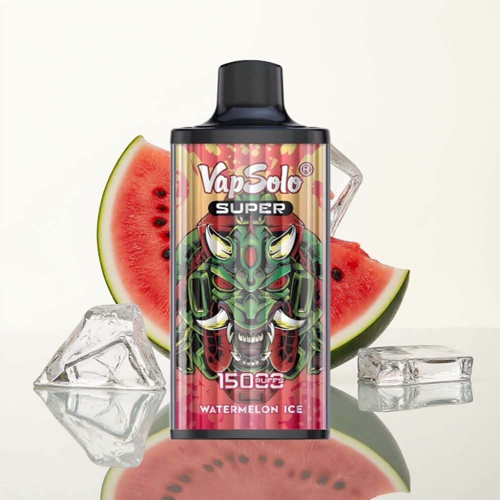 Vapsolo Super 15000 Puffs 40ml Watermeloen Ijs Mesh Coil Type-C