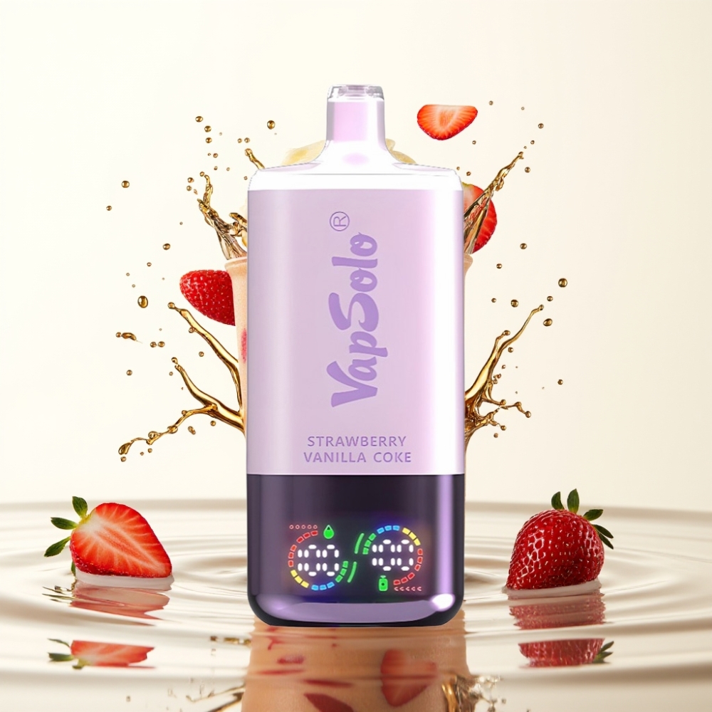 VapSolo Triple 30000 Puffs 40ml Aardbei Vanille Cola Type-C