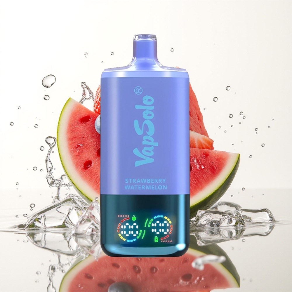 VapSolo Triple 30000 Puffs 40ml Aardbei Watermeloen & Blauwe Bes IJs Type-C