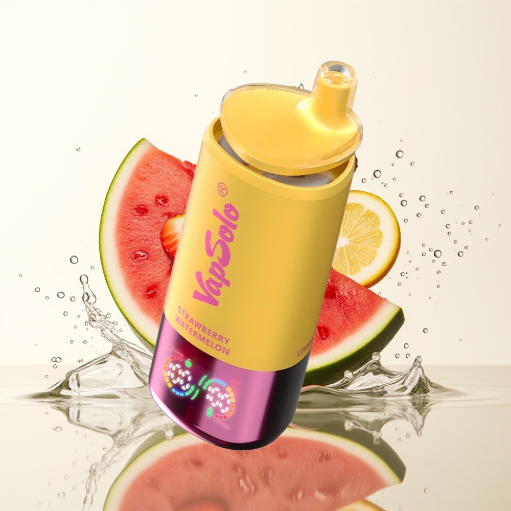 VapSolo Triple 30000 Puffs 40ml Aardbei Watermeloen & Citroen Perzik 20/50 mg/ml Type-C