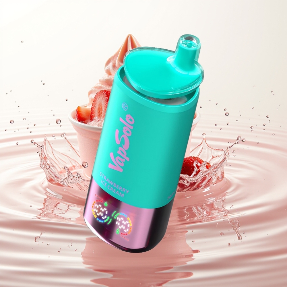 VapSolo Triple 30000 Puffs 40ml Aardbeienijs Wegwerp Vape Type-C