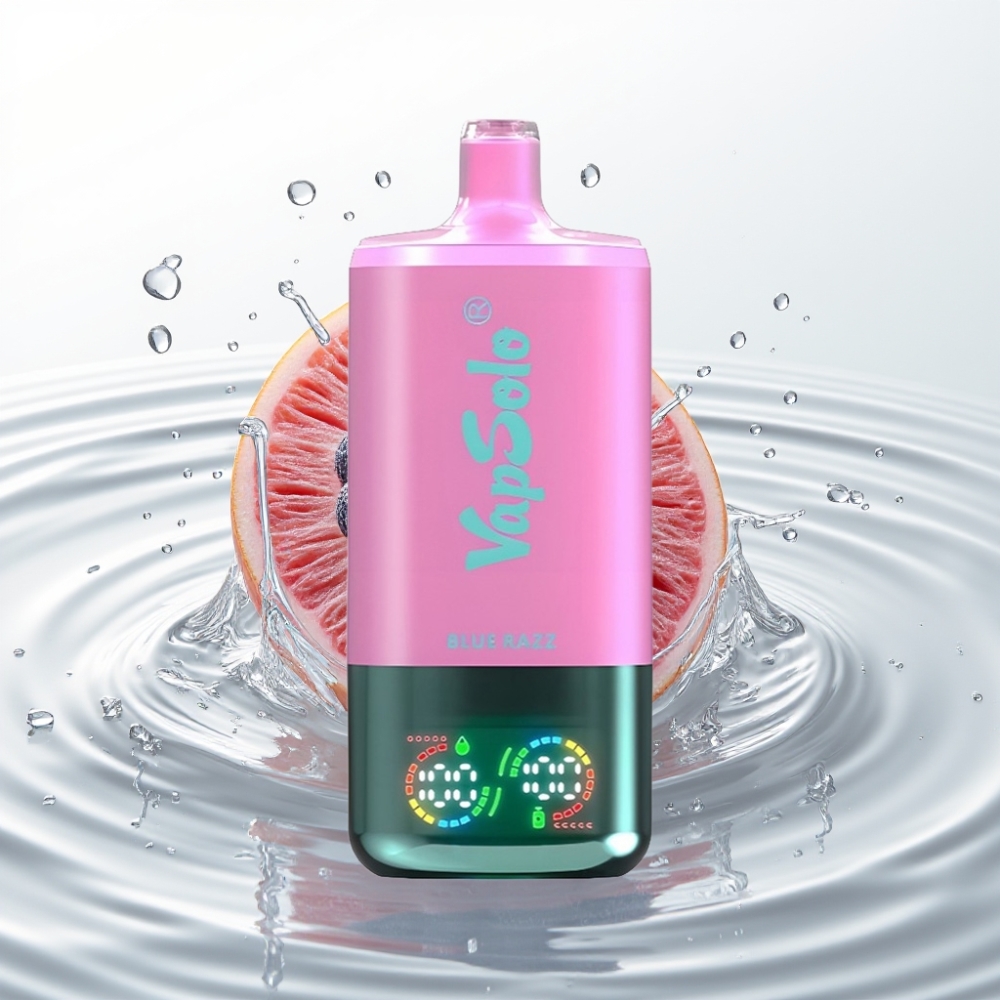 VapSolo Triple 30000 Puffs 40ml Type-C Blauwe Framboos