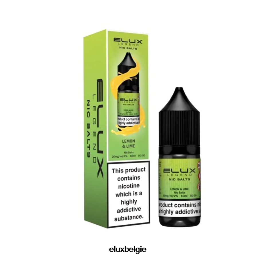 Elux Legend fijn zout 10 ml - Elux Antwerpen Citroen limoen B6X0NT14