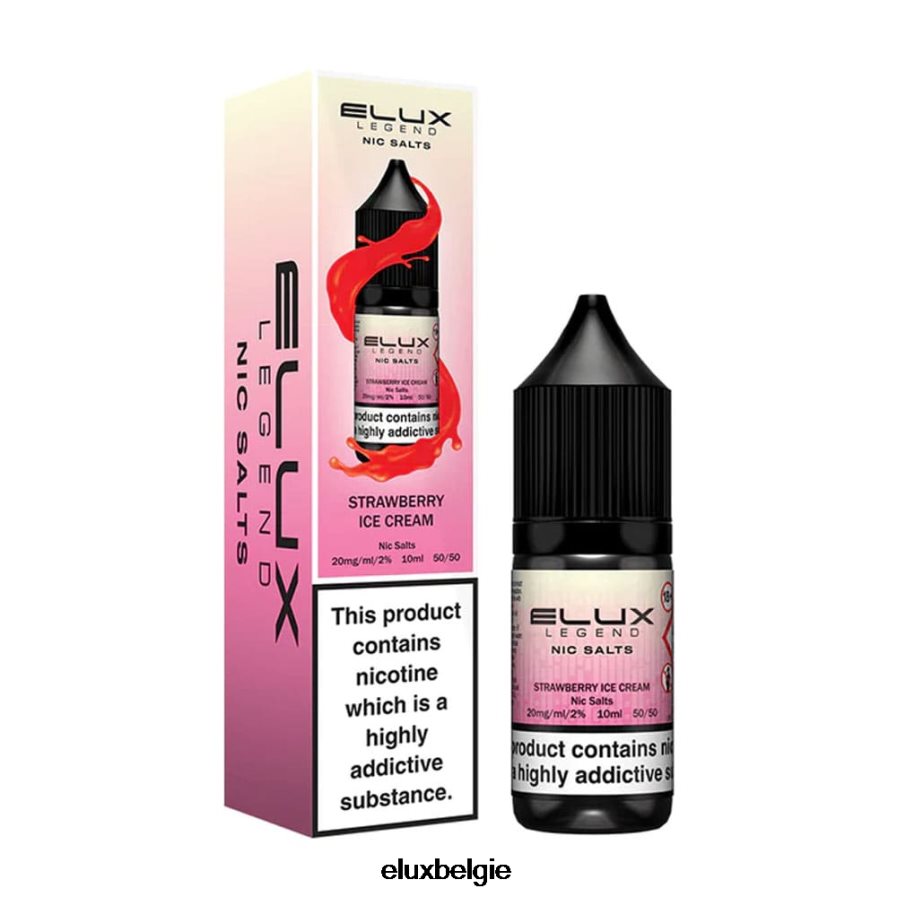 Elux Legend fijn zout 10 ml - Elux Antwerpen aardbeienijs B6X0NT44