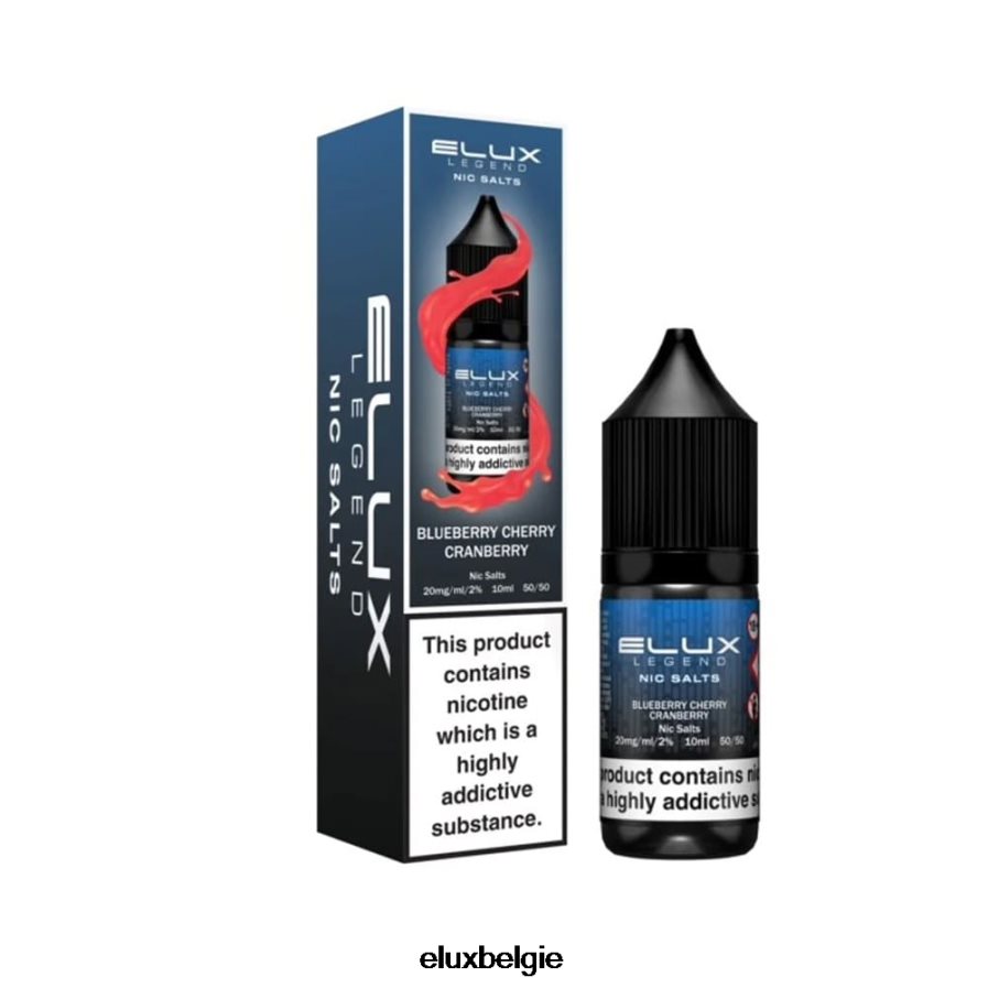 Elux Legend fijn zout 10 ml - Elux Antwerpen bosbes kers cranberry B6X0NT4