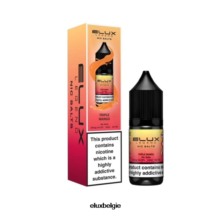 Elux Legend fijn zout 10 ml - Elux Vape Review drievoudige mango B6X0NT15