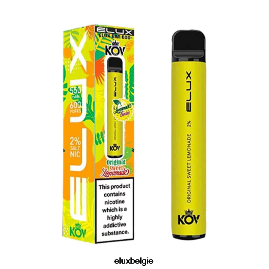 Elux Bar Lemonade Series originele wegwerpdamp - Elux België zoete limonade B6X0NT8