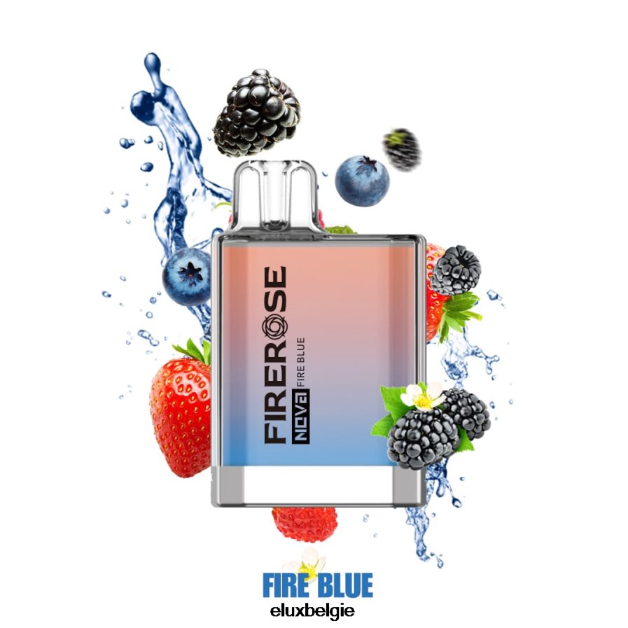 vuur blauw